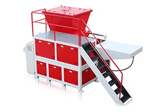 生活垃圾撕碎機，單軸撕碎機，軟料撕碎機
